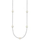 5- Round Freshwater Cultured Pearl 7-Station Necklace - WBC