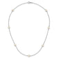5- Round Freshwater Cultured Pearl 7-Station Necklace - WBC