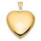 Textured and Polished Paw Prints Heart Locket - WBC