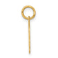 Plain Small .009 Gauge Facing Right Engravable Boy Head Charm - WBC