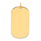 Plain .027 Gauge Engraveable Dog Tag Disc Charm - WBC