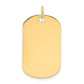 Plain .035 Gauge Engraveable Dog Tag Disc Charm - WBC
