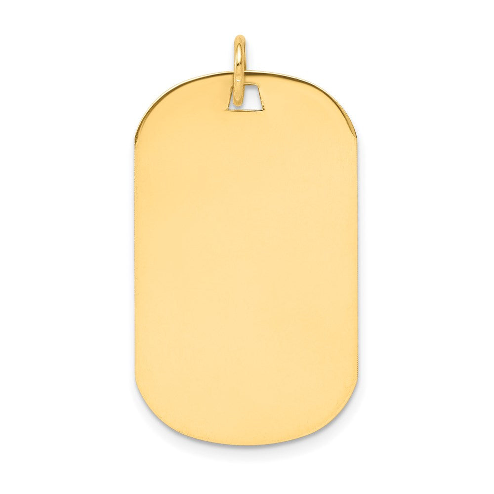 Plain .035 Gauge Engraveable Dog Tag Disc Charm - WBC