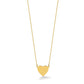 Plain .018 Gauge Heart Engravable Disc Necklace - WBC
