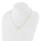 Plain .018 Gauge Heart Engravable Disc Necklace - WBC