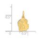 .013 Depth Engravable Girl Head Charm - WBC