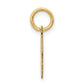 .018 Depth Engravable Boy Head Charm - WBC