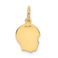 .018 Depth Engravable Boy Head Charm - WBC