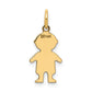 .018 Depth Engravable Boy Charm - WBC