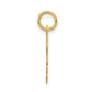.011 Depth Engravable Girl Head Charm - WBC