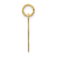 .018 Depth Engravable Boy Head Charm - WBC