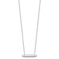 Small Oblong Blank Bar Necklace - WBC