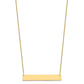 Large Blank Bar Necklace - WBC