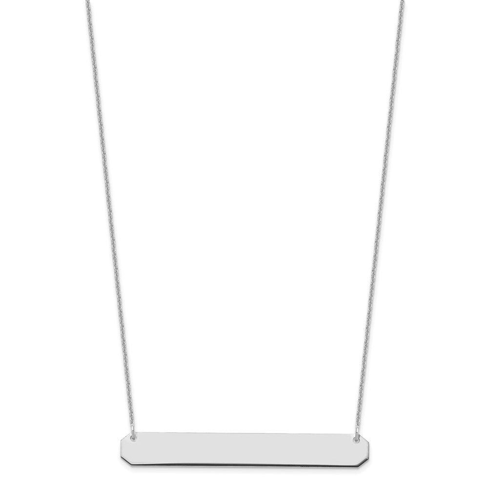 Large Blank Bar Necklace - WBC