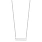 Small Polished Blank Bar Necklace - WBC