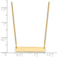 Small Polished Blank Bar Necklace - WBC