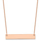 Medium Blank Bar Necklace - WBC