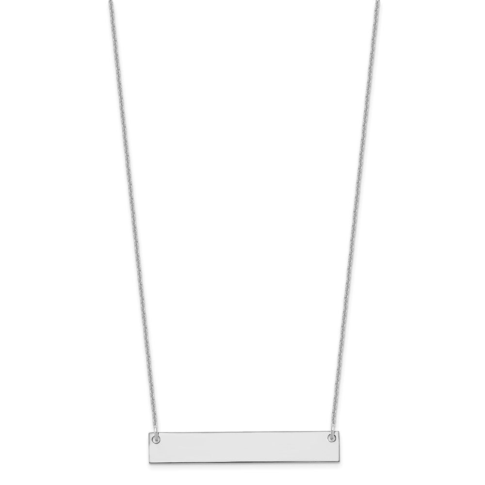 Medium Blank Bar Necklace - WBC