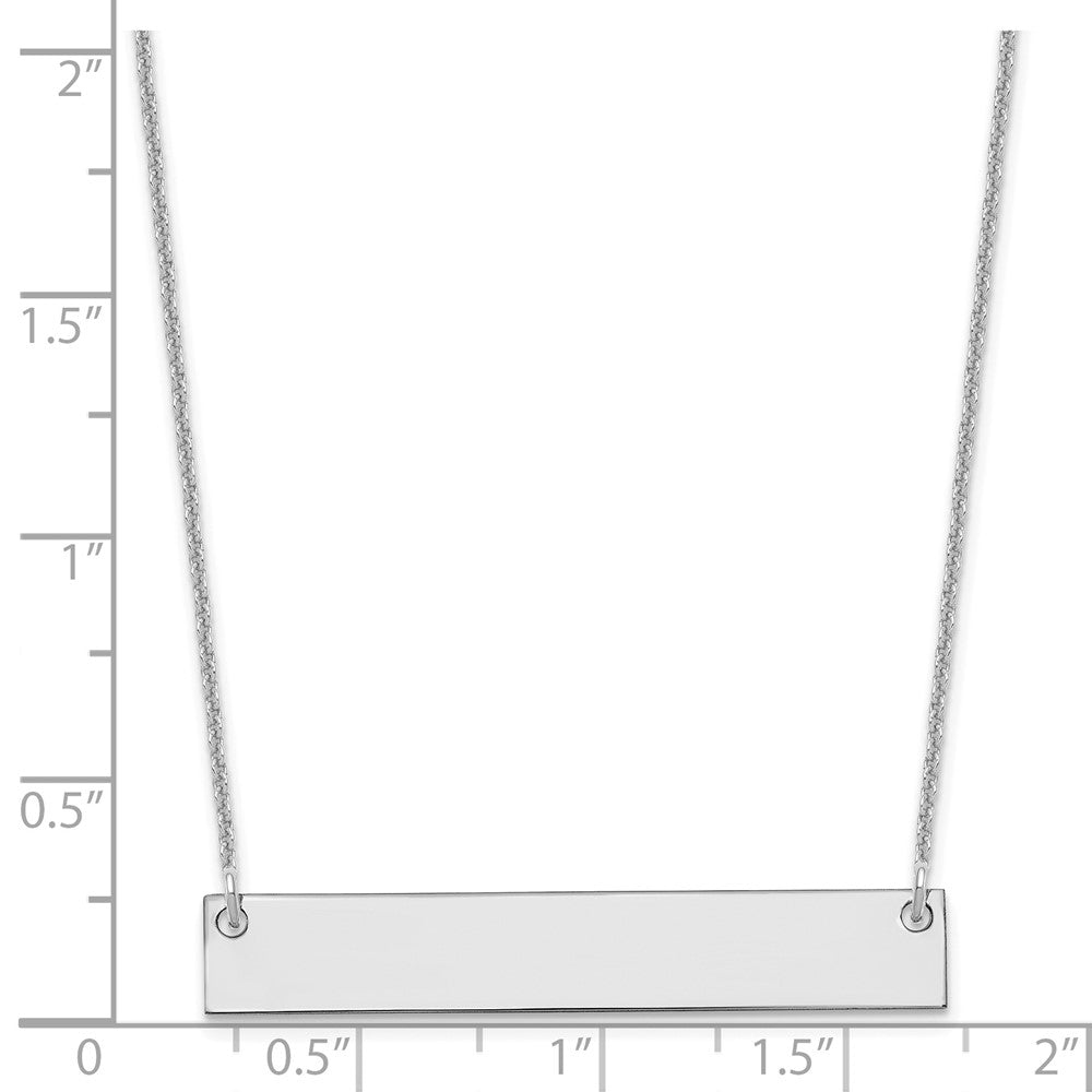 Medium Blank Bar Necklace - WBC