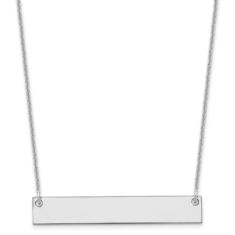 Medium Blank Bar Necklace - WBC