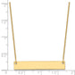 Medium Blank Bar Necklace - WBC