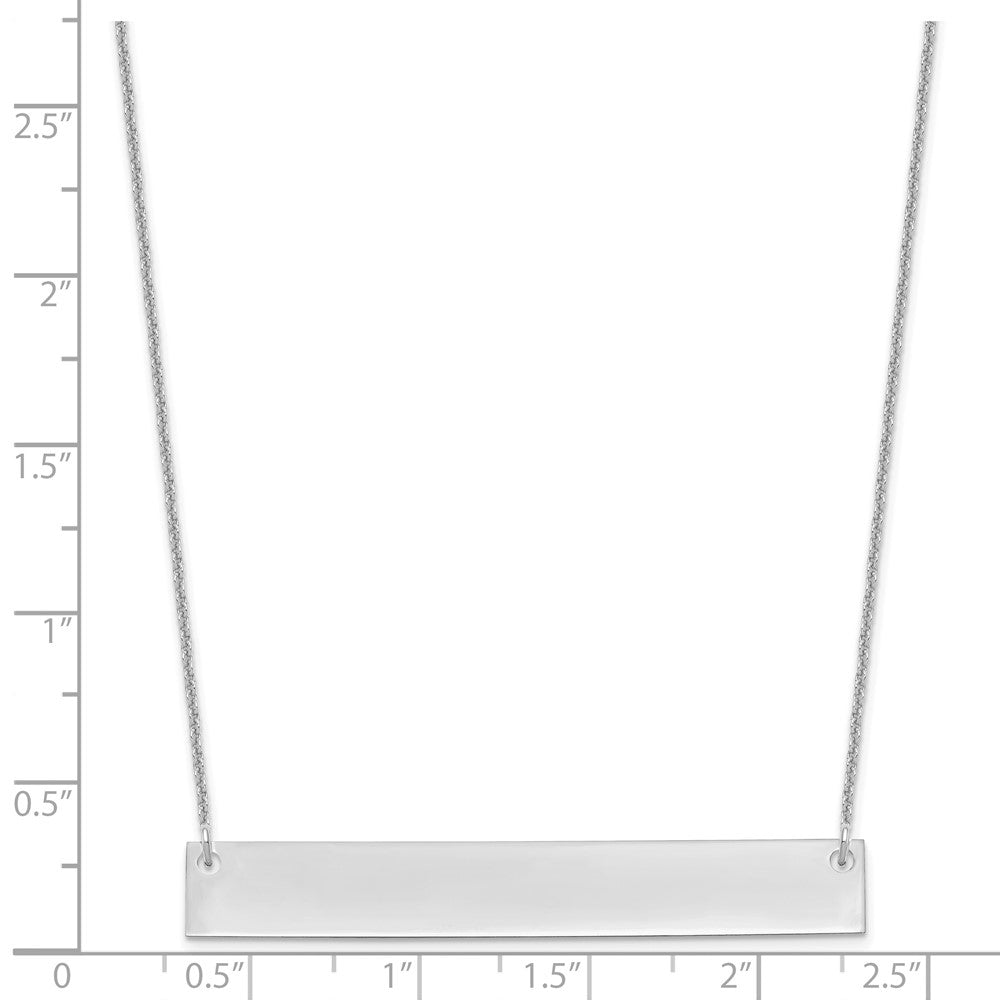 Large Blank Bar Necklace - WBC