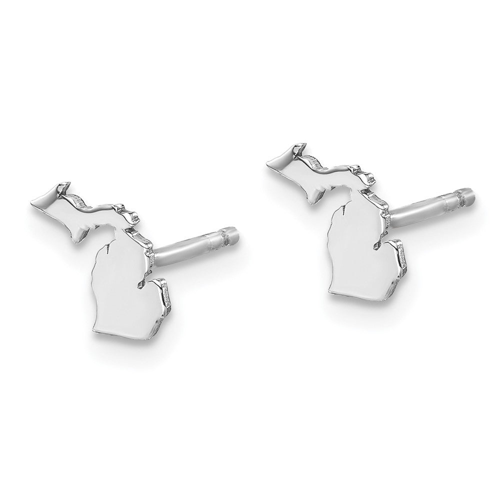 14KW Michigan State Earrings - WBC