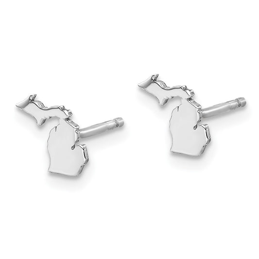 14KW Michigan State Earrings - WBC