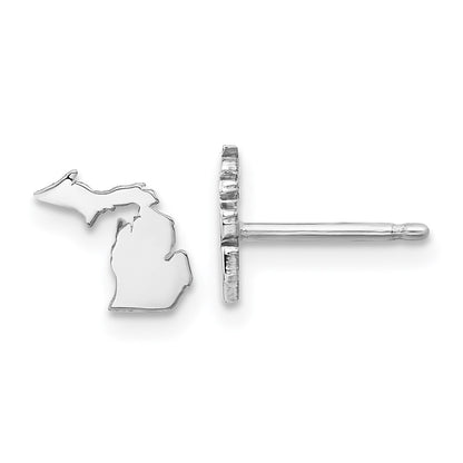 14KW Michigan State Earrings - WBC