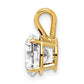 Round Cubic Zirconia Pendant - WBC
