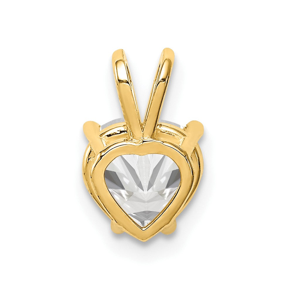 Heart Cubic Zirconia Pendant - WBC