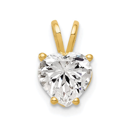 Heart Cubic Zirconia Pendant - WBC