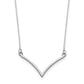 Polished V-Necklace - WBC