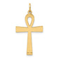 Laser Designed Ankh Cross Pendant - WBC
