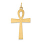 Laser Designed Ankh Cross Pendant - WBC