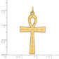 Laser Designed Ankh Cross Pendant - WBC