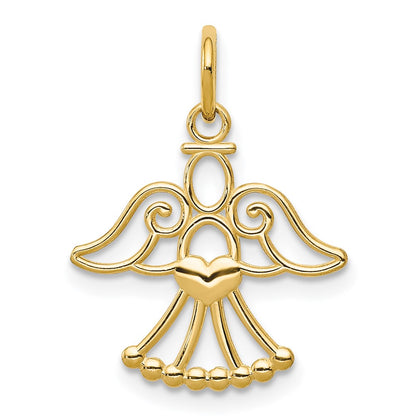 Cut-out Angel with Heart Charm - WBC