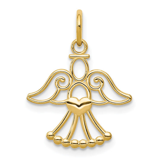 Cut-out Angel with Heart Charm - WBC