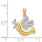 and Rhodium Dove with Olive Brance Pendant - WBC