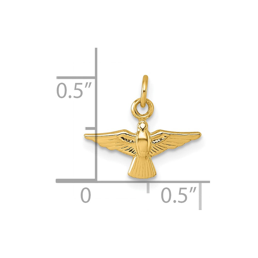Polished Flying Dove Pendant - WBC