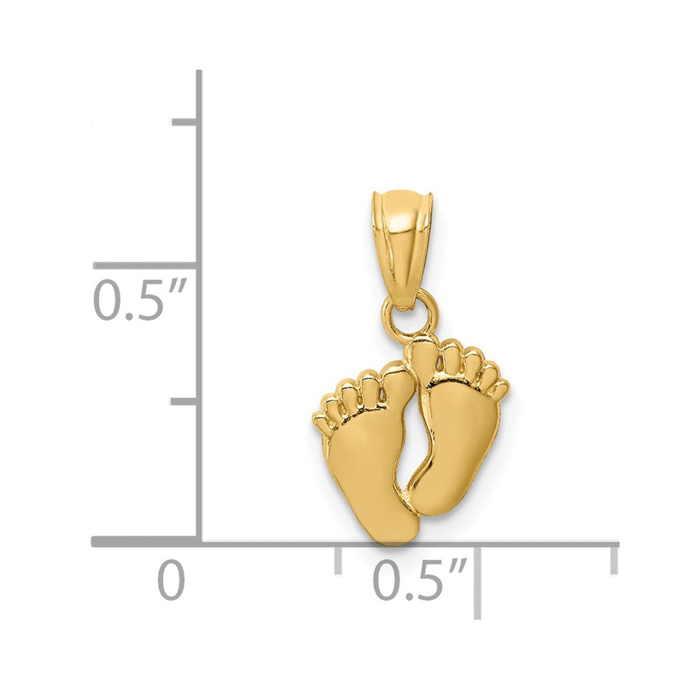 Small Feet Pendant - WBC