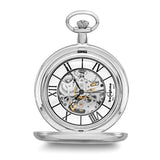 Swingtime Chrome-finish Brass 50mm Mechanical Pocket Watch