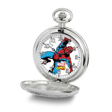 Marvel Spiderman with Chain Pocket Watch