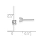 Princess Cut Stud Earring Mountings - WBC