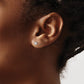 AA Quality Complete Princess Cut Diamond Earrings - WBC