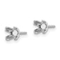 Princess Cut Stud Earring Mountings - WBC