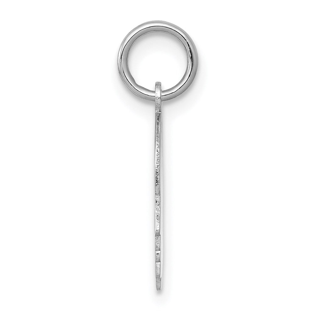 Plain Small.009 Depth Facing Right Engravable Boy Charm - WBC