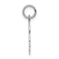 Plain Medium.009 Depth Facing Right Engravable Girl Charm - WBC