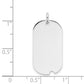 Plain .035 Gauge Engravable Dog Tag w/Notch Disc - WBC