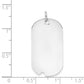 Plain .035 Gauge Engravable Dog Tag w/Notch Disc - WBC